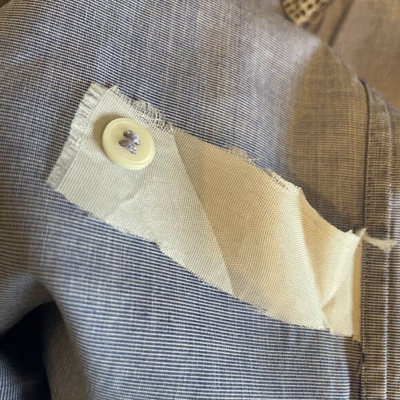 IKKS Men's Long Sleeve Button Up Dress Shirt Size L - Picture 6 of 6